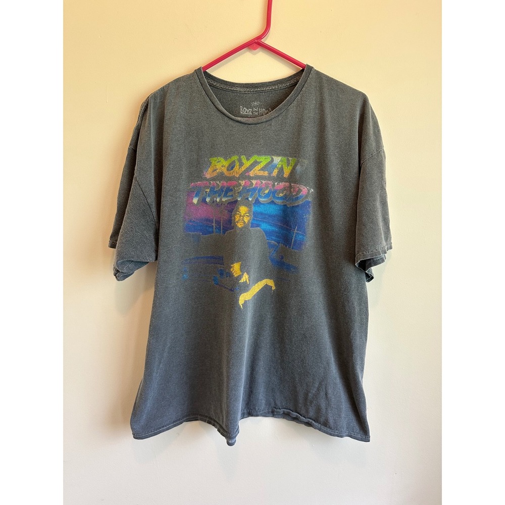 Boyz N The Hood Graphic T-Shirt Mens XL Gray Ice Cube Movie Tee Cotton